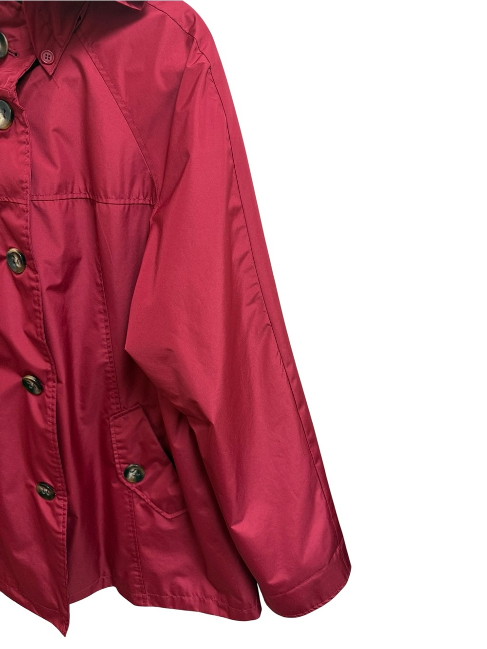 Women’s White Stag red button front raincoat EUC Size XL - Picture 4 of 12